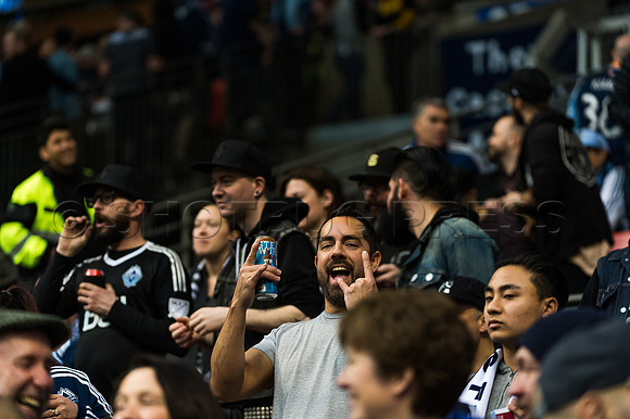 March 4/2018 Vancouver Whitecaps win 2018 season opener at BC Place Stadium in Vancouver against the Montreal Impact 2 to 1.