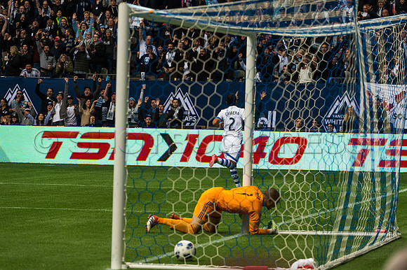 March 4/2018 Vancouver Whitecaps win 2018 season opener at BC Place Stadium in Vancouver against the Montreal Impact 2 to 1.
