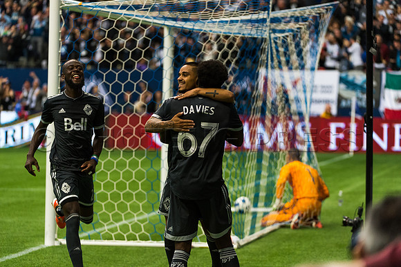 March 4/2018 Vancouver Whitecaps win 2018 season opener at BC Place Stadium in Vancouver against the Montreal Impact 2 to 1.