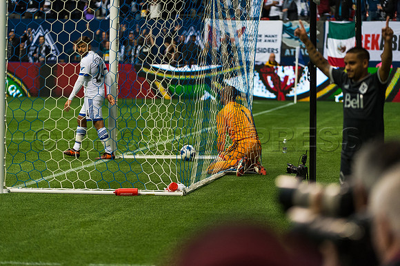 March 4/2018 Vancouver Whitecaps win 2018 season opener at BC Place Stadium in Vancouver against the Montreal Impact 2 to 1.