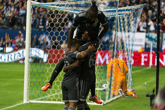 March 4/2018 Vancouver Whitecaps win 2018 season opener at BC Place Stadium in Vancouver against the Montreal Impact 2 to 1.