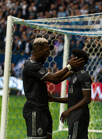 March 4/2018 Vancouver Whitecaps win 2018 season opener at BC Place Stadium in Vancouver against the Montreal Impact 2 to 1.