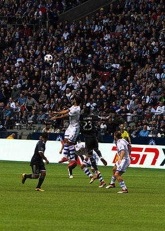 March 4/2018 Vancouver Whitecaps win 2018 season opener at BC Place Stadium in Vancouver against the Montreal Impact 2 to 1.