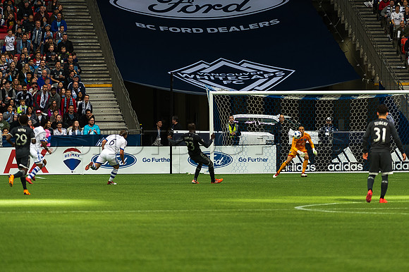 March 4/2018 Vancouver Whitecaps win 2018 season opener at BC Place Stadium in Vancouver against the Montreal Impact 2 to 1.