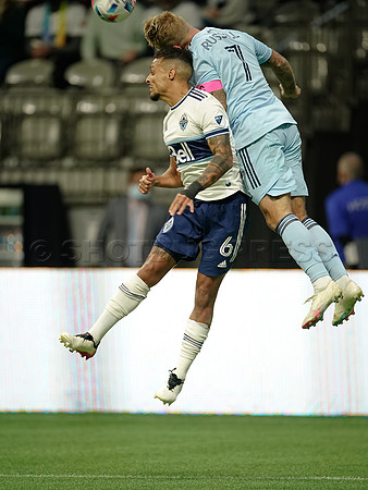 Whitecaps FC take a 2-1 win over Sporting Kansas City, October 17, 2021 at BC Place in Vancouver, BC. Vancouver is 1 point away from  a playoff position.