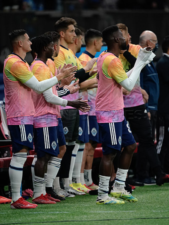 Whitecaps FC take a 2-1 win over Sporting Kansas City, October 17, 2021 at BC Place in Vancouver, BC. Vancouver is 1 point away from  a playoff position.