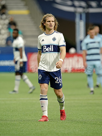 Whitecaps FC take a 2-1 win over Sporting Kansas City, October 17, 2021 at BC Place in Vancouver, BC. Vancouver is 1 point away from  a playoff position.
