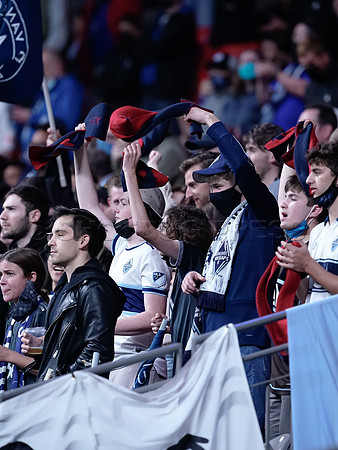 Whitecaps FC take a 2-1 win over Sporting Kansas City, October 17, 2021 at BC Place in Vancouver, BC. Vancouver is 1 point away from  a playoff position.
