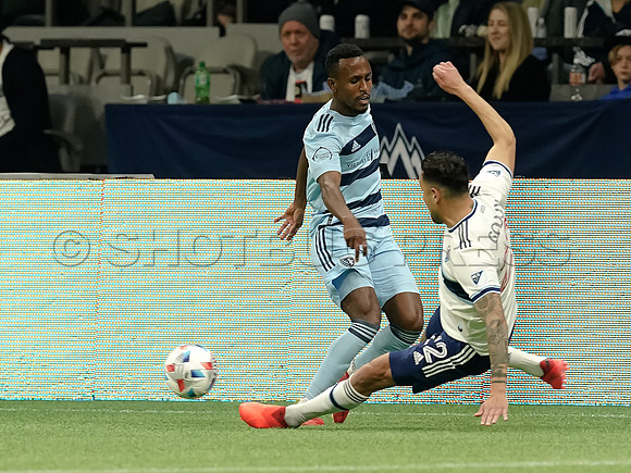 Whitecaps FC take a 2-1 win over Sporting Kansas City, October 17, 2021 at BC Place in Vancouver, BC. Vancouver is 1 point away from  a playoff position.