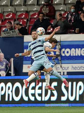 Whitecaps FC take a 2-1 win over Sporting Kansas City, October 17, 2021 at BC Place in Vancouver, BC. Vancouver is 1 point away from  a playoff position.