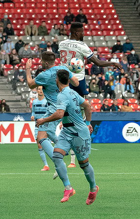 Whitecaps FC take a 2-1 win over Sporting Kansas City, October 17, 2021 at BC Place in Vancouver, BC. Vancouver is 1 point away from  a playoff position.
