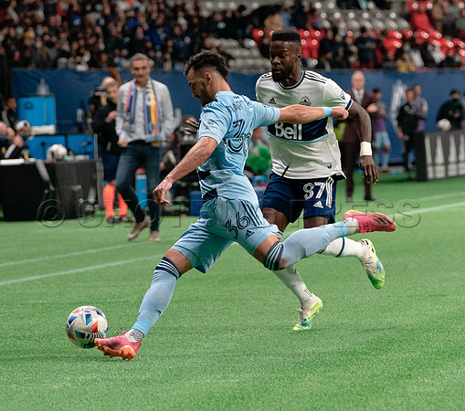 Whitecaps FC take a 2-1 win over Sporting Kansas City, October 17, 2021 at BC Place in Vancouver, BC. Vancouver is 1 point away from  a playoff position.