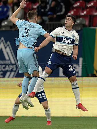 Whitecaps FC take a 2-1 win over Sporting Kansas City, October 17, 2021 at BC Place in Vancouver, BC. Vancouver is 1 point away from  a playoff position.