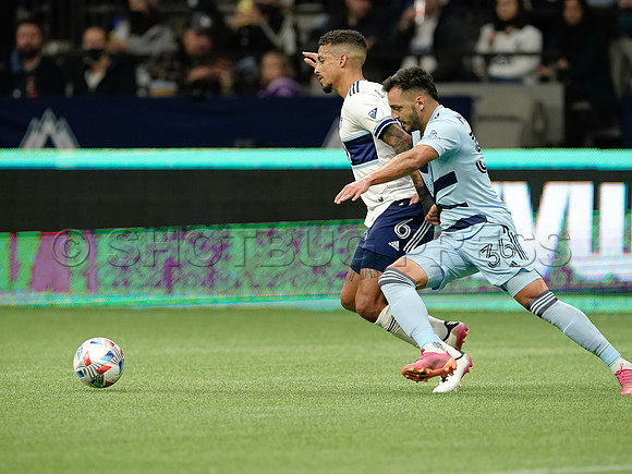 Whitecaps FC take a 2-1 win over Sporting Kansas City, October 17, 2021 at BC Place in Vancouver, BC. Vancouver is 1 point away from  a playoff position.