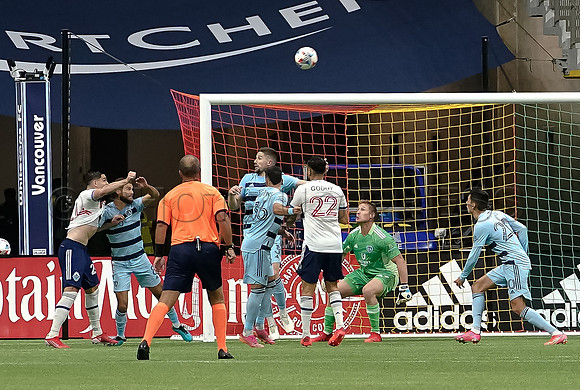 Whitecaps FC take a 2-1 win over Sporting Kansas City, October 17, 2021 at BC Place in Vancouver, BC. Vancouver is 1 point away from  a playoff position.
