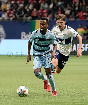 Whitecaps FC take a 2-1 win over Sporting Kansas City, October 17, 2021 at BC Place in Vancouver, BC. Vancouver is 1 point away from  a playoff position.