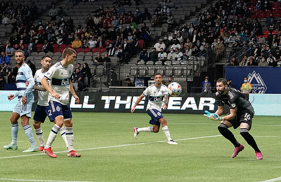 Whitecaps FC take a 2-1 win over Sporting Kansas City, October 17, 2021 at BC Place in Vancouver, BC. Vancouver is 1 point away from  a playoff position.