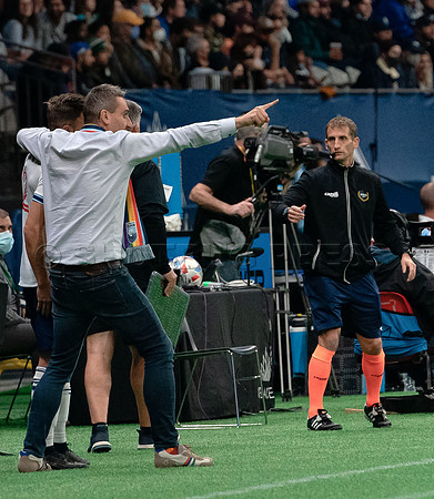 Whitecaps FC take a 2-1 win over Sporting Kansas City, October 17, 2021 at BC Place in Vancouver, BC. Vancouver is 1 point away from  a playoff position.