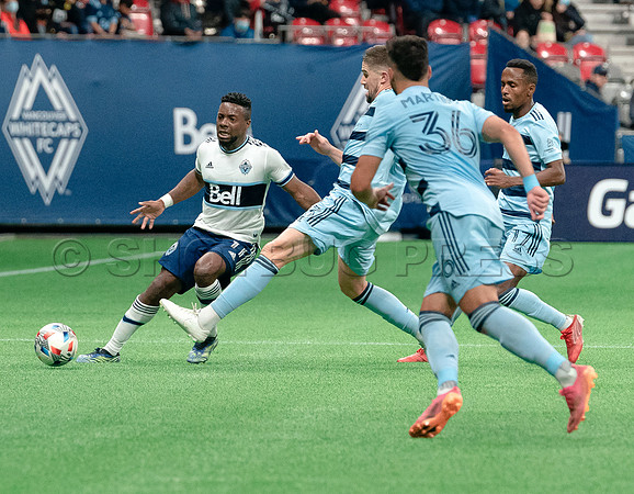 Whitecaps FC take a 2-1 win over Sporting Kansas City, October 17, 2021 at BC Place in Vancouver, BC. Vancouver is 1 point away from  a playoff position.