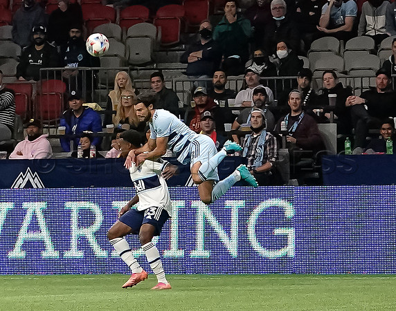 Whitecaps FC take a 2-1 win over Sporting Kansas City, October 17, 2021 at BC Place in Vancouver, BC. Vancouver is 1 point away from  a playoff position.
