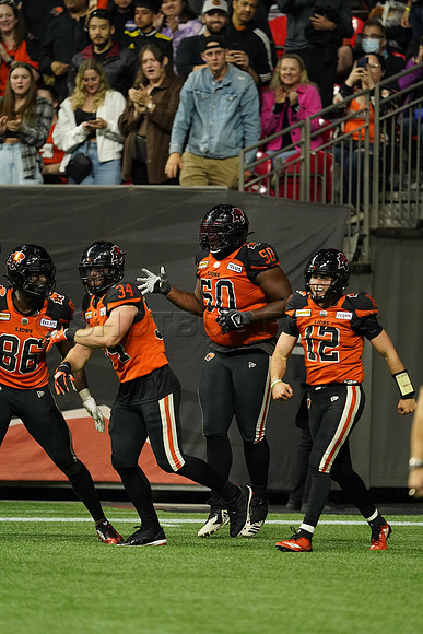 BC Lions dominate the Edmonton Elks with a final score of 59-15 in this opening season game at BC Place Stadium in Vancouver, BC, Saturday, June 11, 2022.