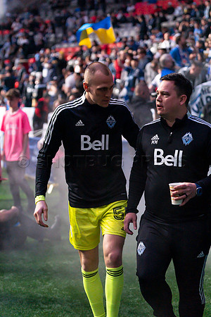 Sat, April 2, 2022 The Vancouver Whitecaps FC clinch a 1-0 win over Sporting Kansas City in Vancouver.
