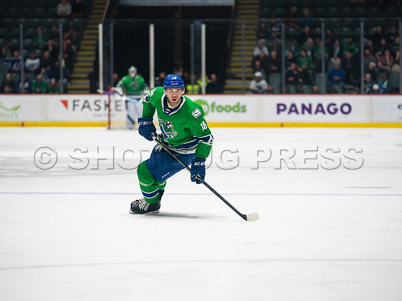 Wed, March 16, 2022 Abbotsford Canucks make an epic comeback to take a 5-4 win in OT against the Manitoba Moose in Abbotsford, BC