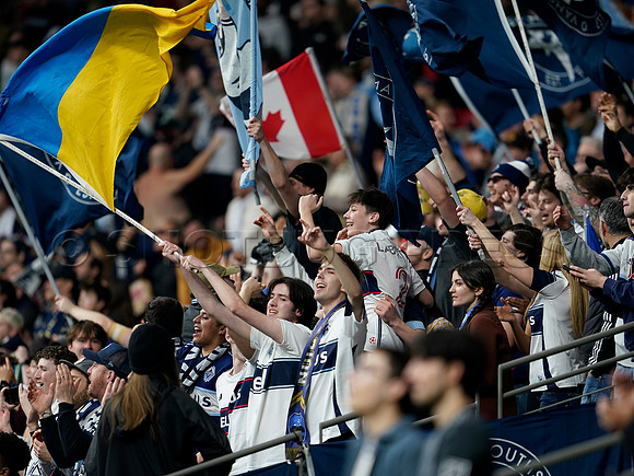 March 2, 2025 LA FC fall to the Vancouver Whitecaps FC 2-1 at BC Place in Vancouver, BC,