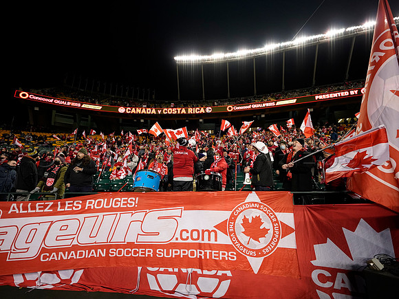 Canada takes 3 points in their 1-0 win over Costa Rica in front of 48,806 fans in World Cup qualifying in Edmonton, Alberta.