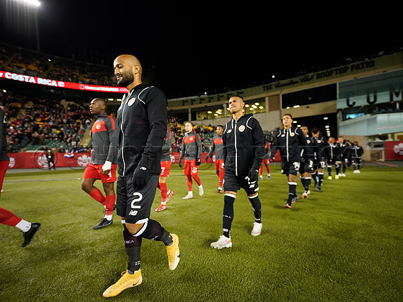 Canada takes 3 points in their 1-0 win over Costa Rica in front of 48,806 fans in World Cup qualifying in Edmonton, Alberta.
