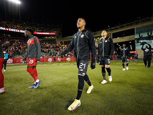 Canada takes 3 points in their 1-0 win over Costa Rica in front of 48,806 fans in World Cup qualifying in Edmonton, Alberta.