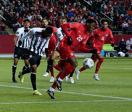 Canada takes 3 points in their 1-0 win over Costa Rica in front of 48,806 fans in World Cup qualifying in Edmonton, Alberta.