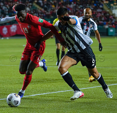 Canada takes 3 points in their 1-0 win over Costa Rica in front of 48,806 fans in World Cup qualifying in Edmonton, Alberta.