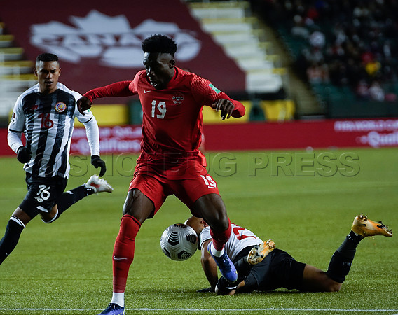 Canada takes 3 points in their 1-0 win over Costa Rica in front of 48,806 fans in World Cup qualifying in Edmonton, Alberta.