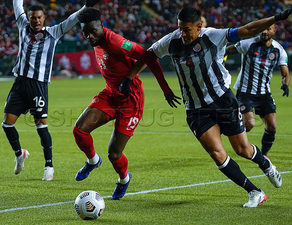 Canada takes 3 points in their 1-0 win over Costa Rica in front of 48,806 fans in World Cup qualifying in Edmonton, Alberta.