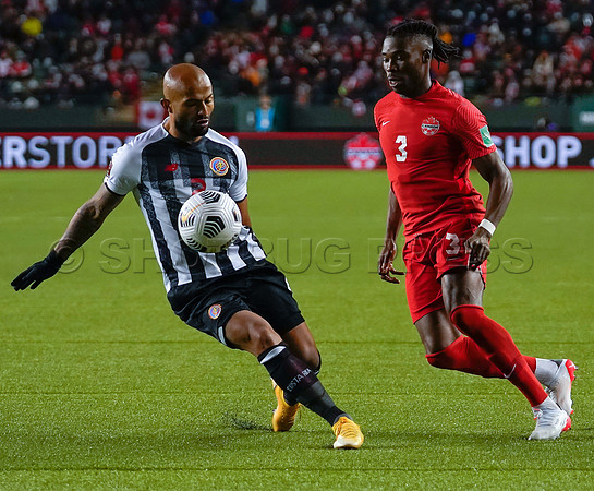 Canada takes 3 points in their 1-0 win over Costa Rica in front of 48,806 fans in World Cup qualifying in Edmonton, Alberta.