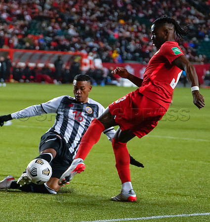 Canada takes 3 points in their 1-0 win over Costa Rica in front of 48,806 fans in World Cup qualifying in Edmonton, Alberta.