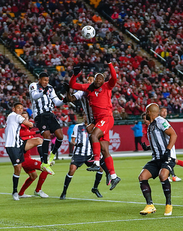 Canada takes 3 points in their 1-0 win over Costa Rica in front of 48,806 fans in World Cup qualifying in Edmonton, Alberta.