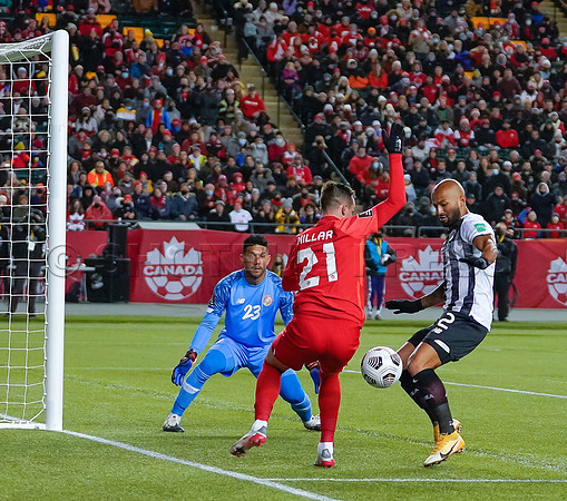 Canada takes 3 points in their 1-0 win over Costa Rica in front of 48,806 fans in World Cup qualifying in Edmonton, Alberta.