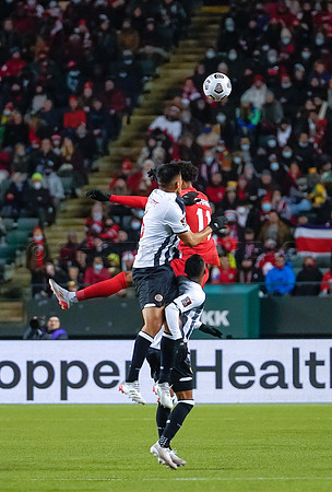 Canada takes 3 points in their 1-0 win over Costa Rica in front of 48,806 fans in World Cup qualifying in Edmonton, Alberta.
