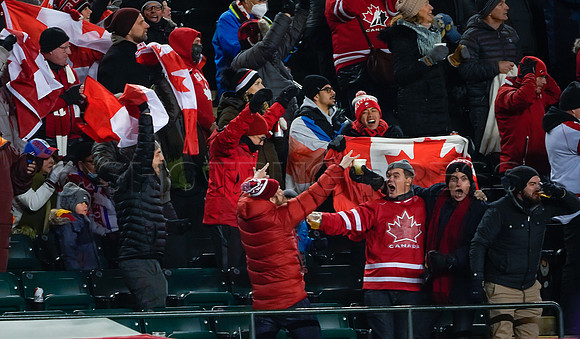 Canada takes 3 points in their 1-0 win over Costa Rica in front of 48,806 fans in World Cup qualifying in Edmonton, Alberta.