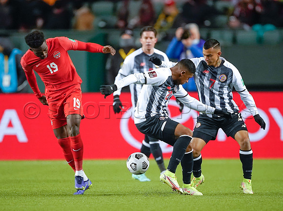 Canada takes 3 points in their 1-0 win over Costa Rica in front of 48,806 fans in World Cup qualifying in Edmonton, Alberta.