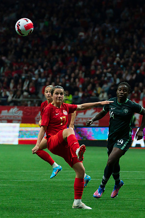 Canada’s Women’s National Soccer Team celebrated 2-0 Olympic Gold win over Nigeria in Vancouver, Canada