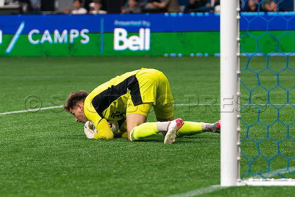 Sat, April 2, 2022 The Vancouver Whitecaps FC clinch a 1-0 win over Sporting Kansas City in Vancouver.