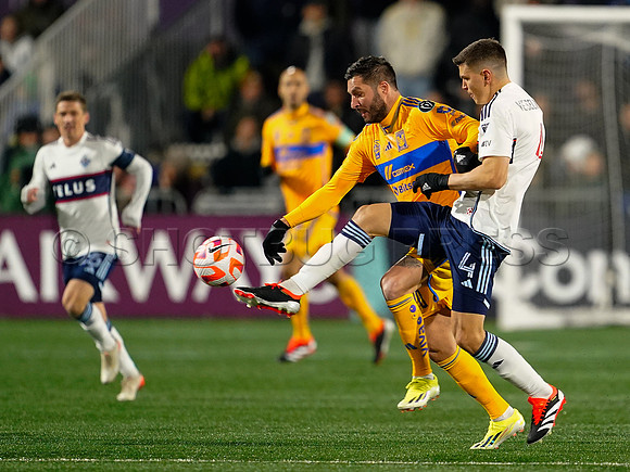 Mexico Tigres Vancouver Whitecaps at Starlight Stadium, in Victoria, BC, Canada, February 7, 2024.