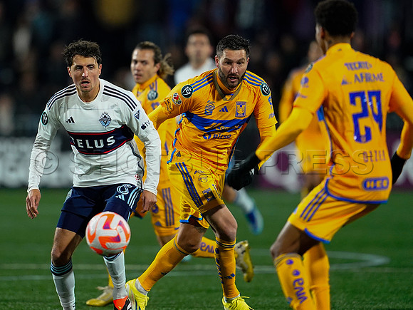 Mexico Tigres Vancouver Whitecaps at Starlight Stadium, in Victoria, BC, Canada, February 7, 2024.