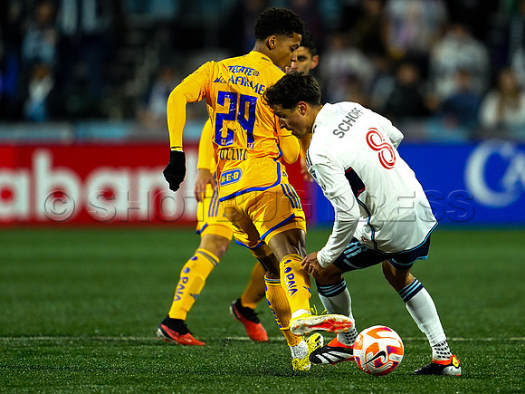 Mexico Tigres Vancouver Whitecaps at Starlight Stadium, in Victoria, BC, Canada, February 7, 2024.
