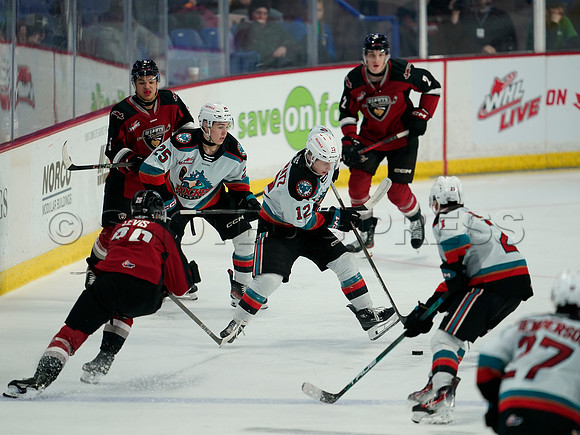 Wes Shaw Kelowna Rockets at Vancouver Giants20250222 -292921