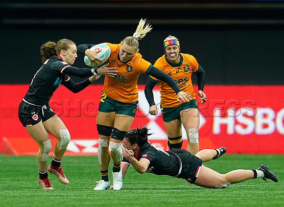 HSBC Rugby Sevens Vancouver 2024 at BC Place Stadium, in Vancouver, BC, Canada, February 25, 2024.