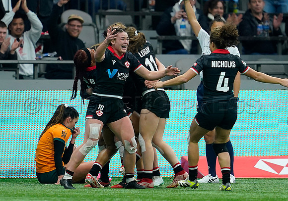 HSBC Rugby Sevens Vancouver 2024 at BC Place Stadium, in Vancouver, BC, Canada, February 25, 2024.